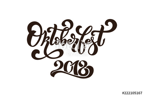 500x334 Oktoberfest Logo, Handwritten Lettering For Restaurant, Cafe