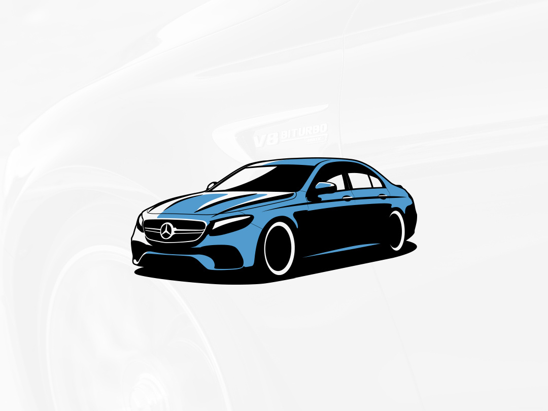 1080x810 Mercedes Benz Illustration