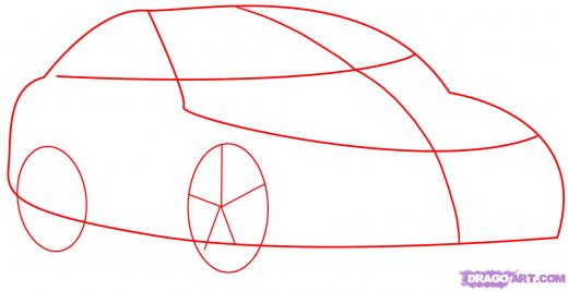 520x267 Step How To Draw A Mercedes Benz