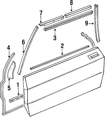 425x474 mercedes benz genuine side molding