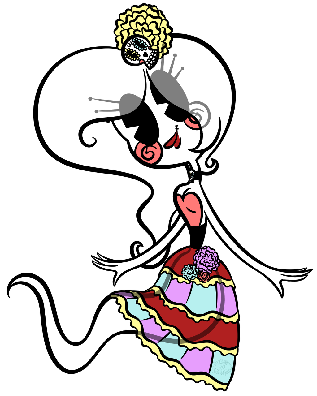 1024x1280 Mercedes De Muertos