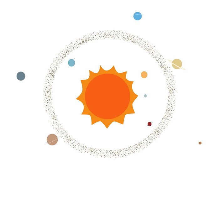 670x651 How To Draw The Solar System Steps