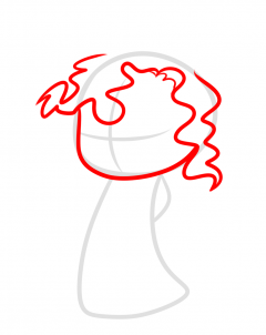 240x302 draw chibi merida, step