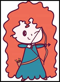 200x272 How To Draw Brave Cartoon Characters Drawing Tutorials Drawing