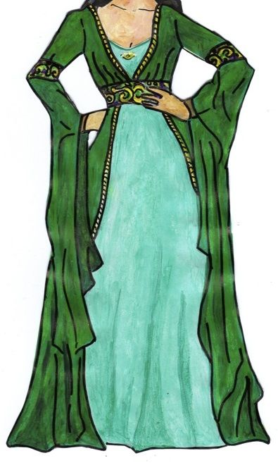 395x660 drawing of morgana's dress from merlin miscellaneous sobres