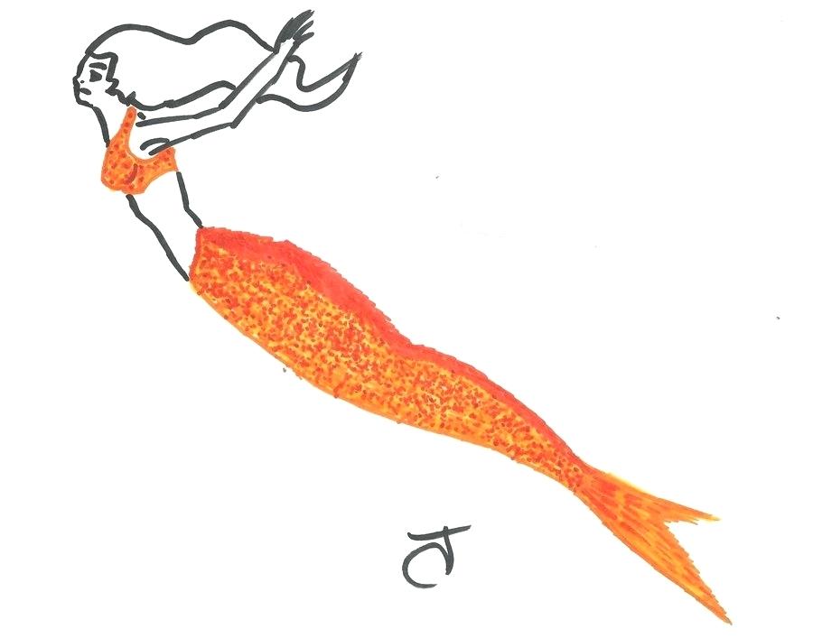 900x707 Mermaids To Draw How To Draw The Little Mermaid Step Little