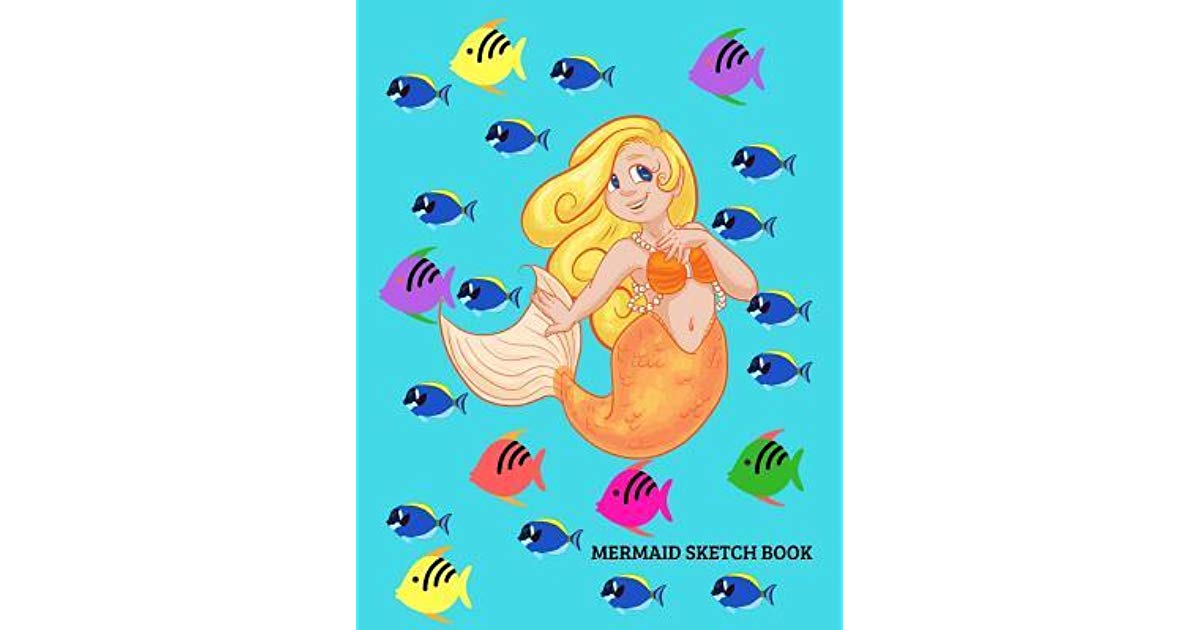 1200x630 Mermaid Sketch Book Practice Painting, Drawing, Writing