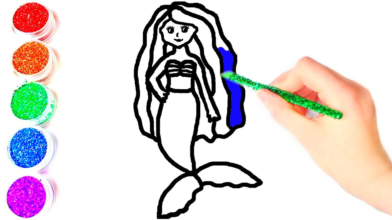 Mermaid Drawing Book | Free download on ClipArtMag