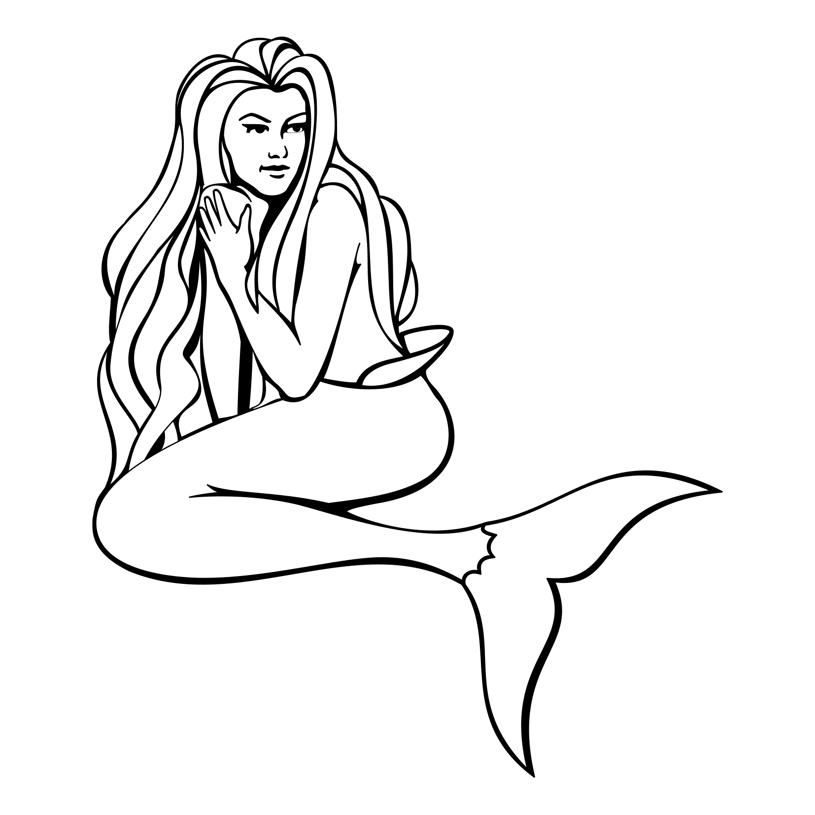 1654x1654 Free Printable Mermaid Coloring Pages For Kids Patterns