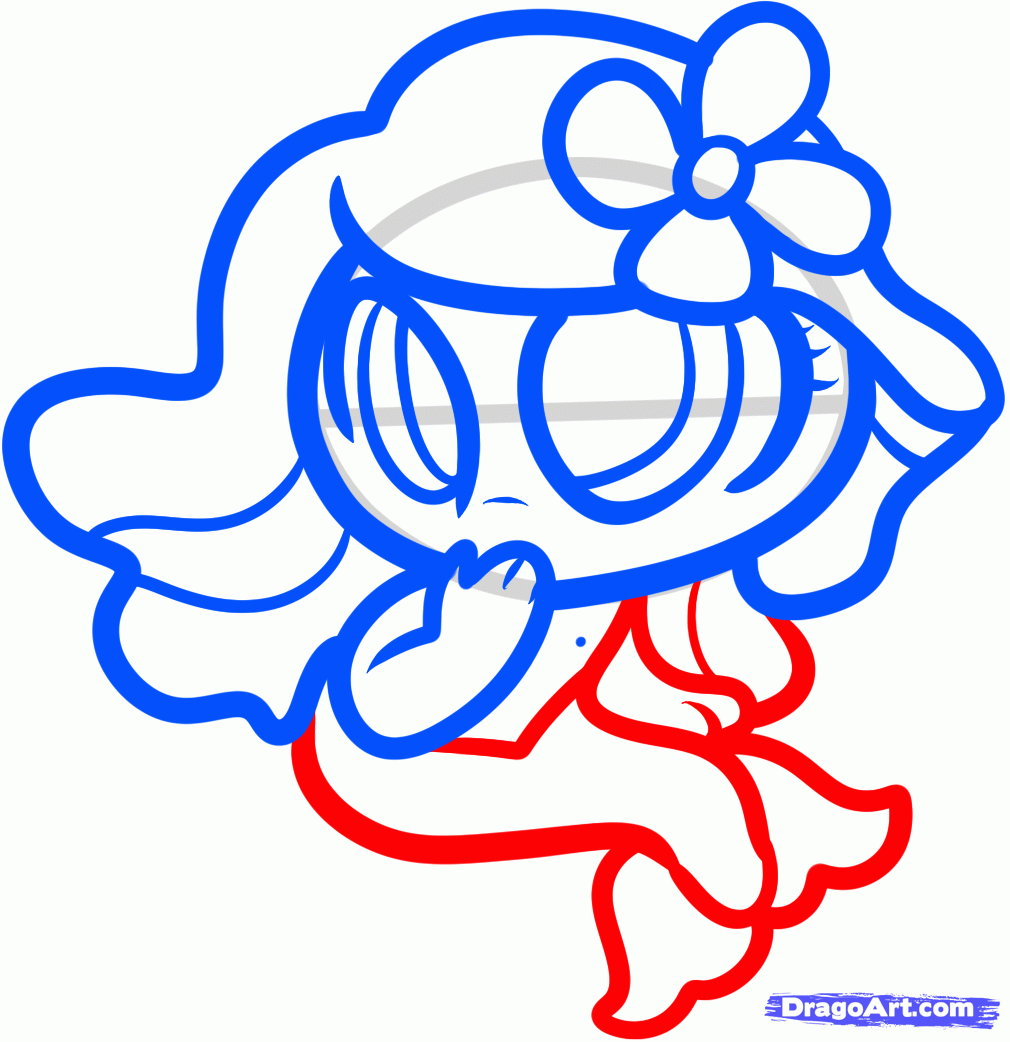 1010x1042 Step How To Draw A Baby Mermaid, Mermaid Girl