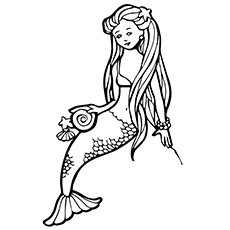 230x230 Top Free Printable Little Mermaid Coloring Pages Online