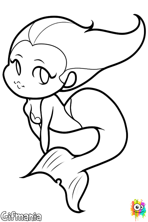 480x720 Collection Of Free Mermaid Drawing Outline Download On Ui Ex