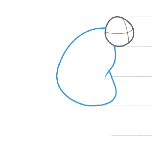 300x279 how to draw little mermaid's scuttle