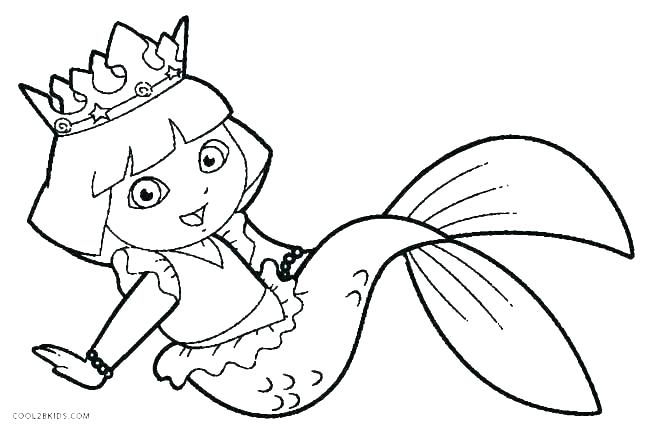 650x432 Coloring Pages Of Mermaids And Dolphins