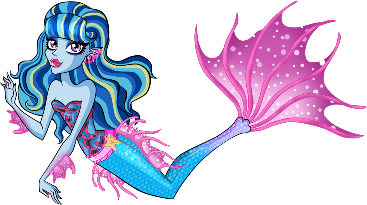 1225x684 Download Mermaid Drawing Monster