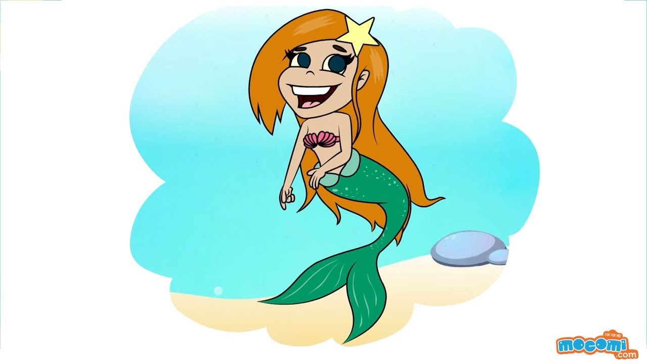 1280x720 How To Draw A Mermaid Step