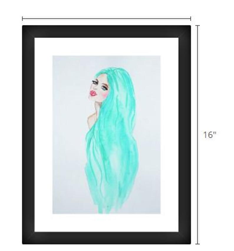 794x851 mermaid painting watercolor painting mermaid print beach etsy