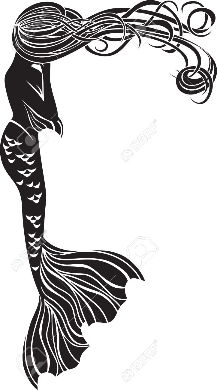 723x1300 Mermaid Hair Clipart, Explore Pictures
