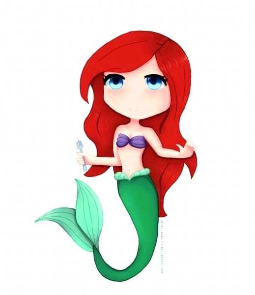 519x600 Mermaid Ariel Drawing Zupa