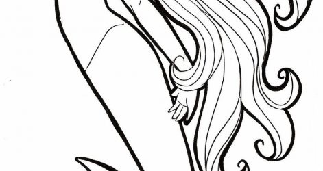 471x250 Mermaid Drawing For Kids Tags Minion Coloring Book Barbie Pages