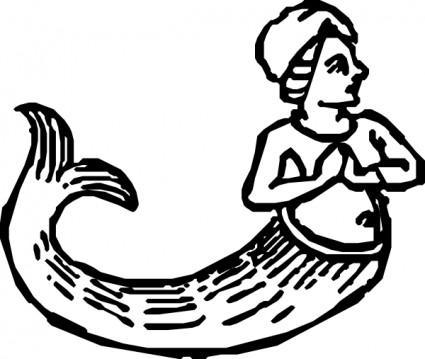 425x359 Mermaid Clip Art Vector Clip Art Free Vector Free Download