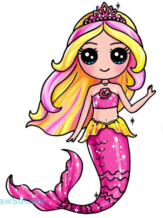 540x720 Barbie Mermaid Rock Painting Dibujos Kawaii, Dibujos, Dibujos