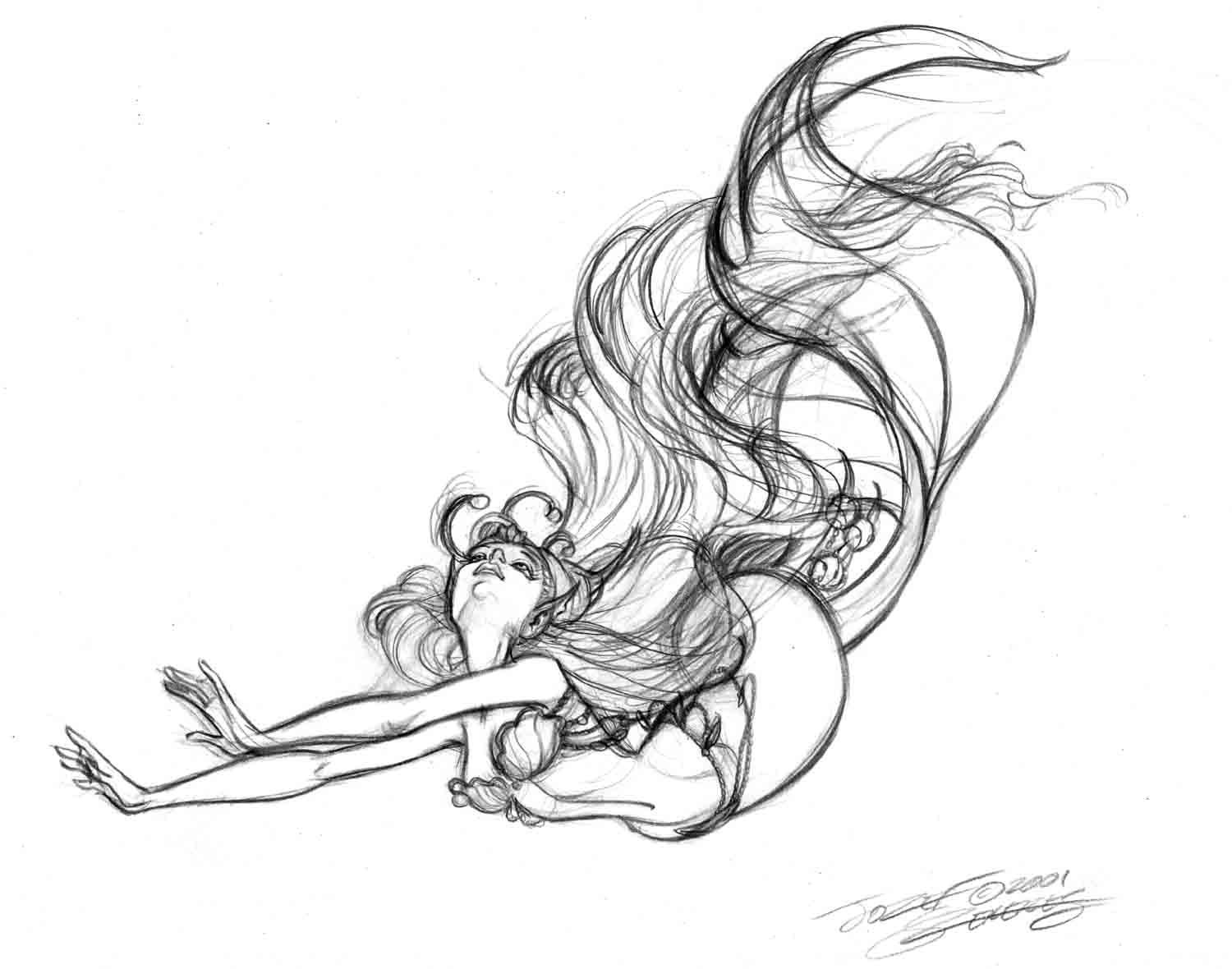 1500x1180 Drawing Inspiration Mermaid For Free Download