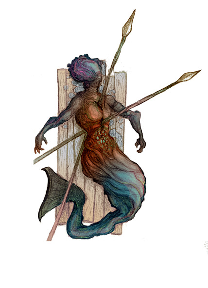 428x594 Digitally Colored Pencil Drawings