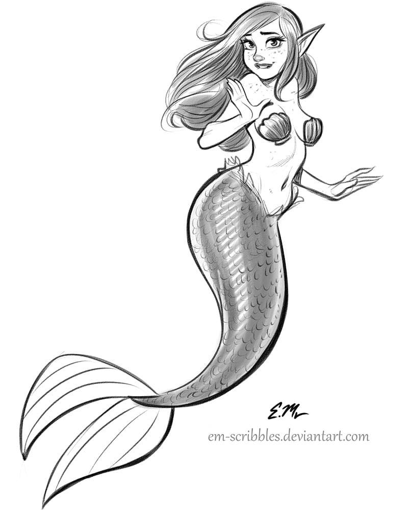 800x1000 Em Scribbles Here's A Quick, Little Pencil Sketch Done In Sai