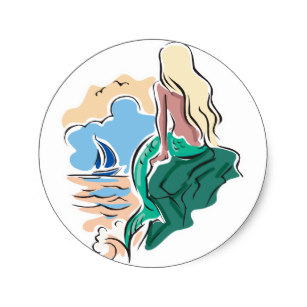 307x307 Mermaid Sitting On A Rock Crafts Party Supplies