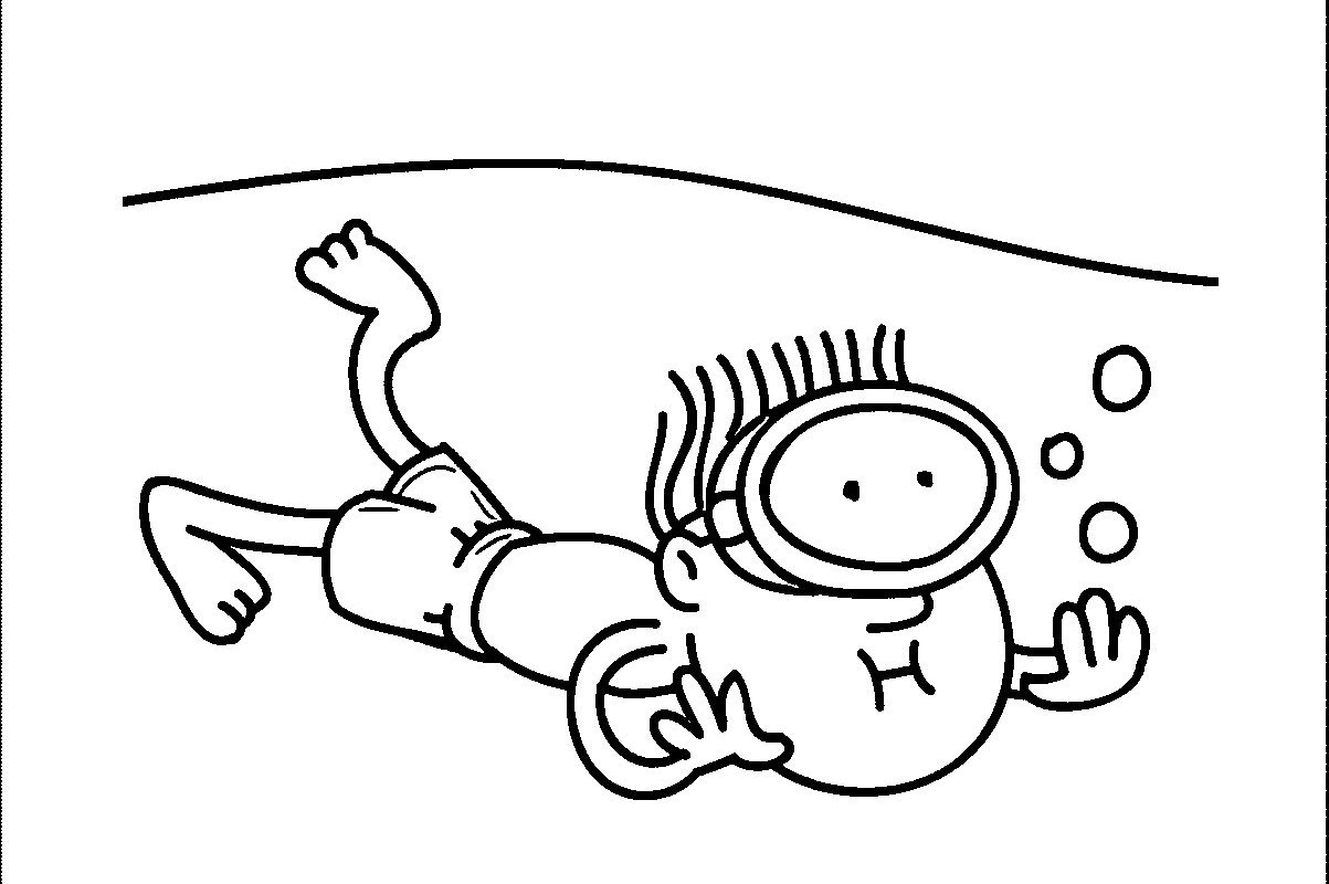 1203x800 Barbie Swimming Colorings Safety Colouring For Toddlers Mermaid