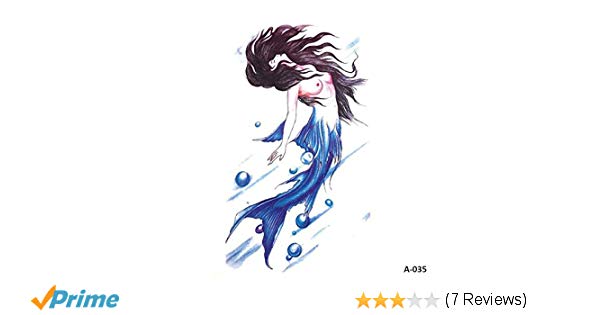 600x315 wyuen pcs mermaid women body temporary tattoo