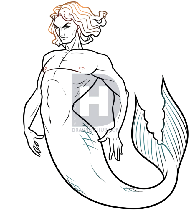 662x720 draw a merman step