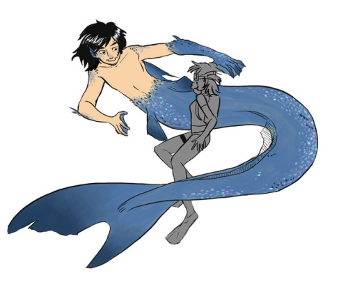 500x405 merman! clyde tumblr
