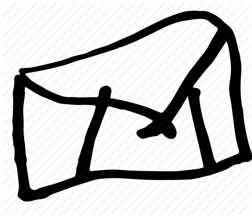 512x440 Communication, Doodle, Drawing, Email, Envelope, Freehand, Hand