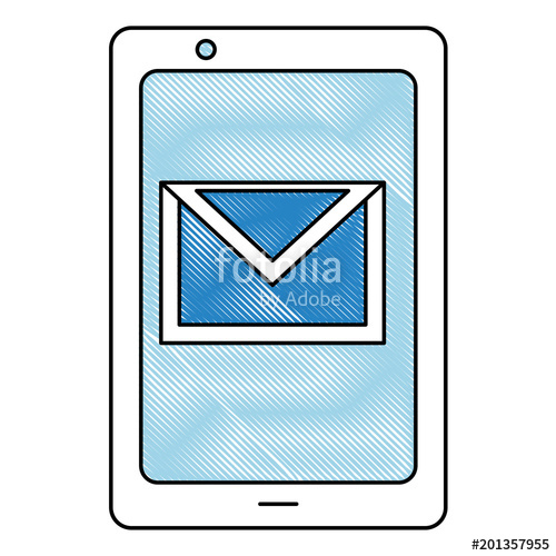 500x500 Smartphone Email Message Envelope Communication Vector