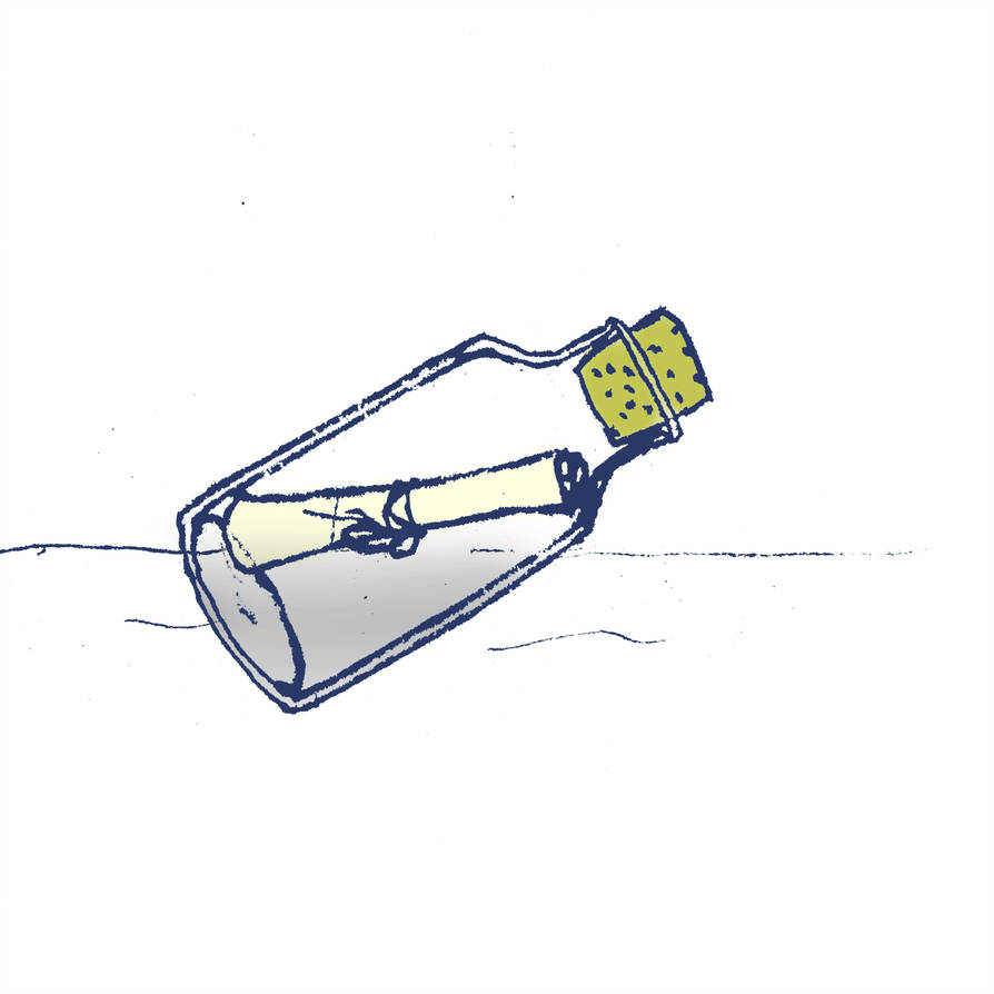 894x894 Message In A Bottle
