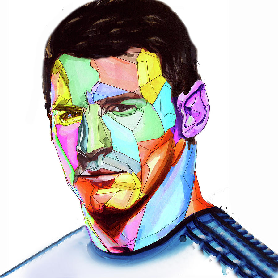 900x900 Messi Nixo Painting