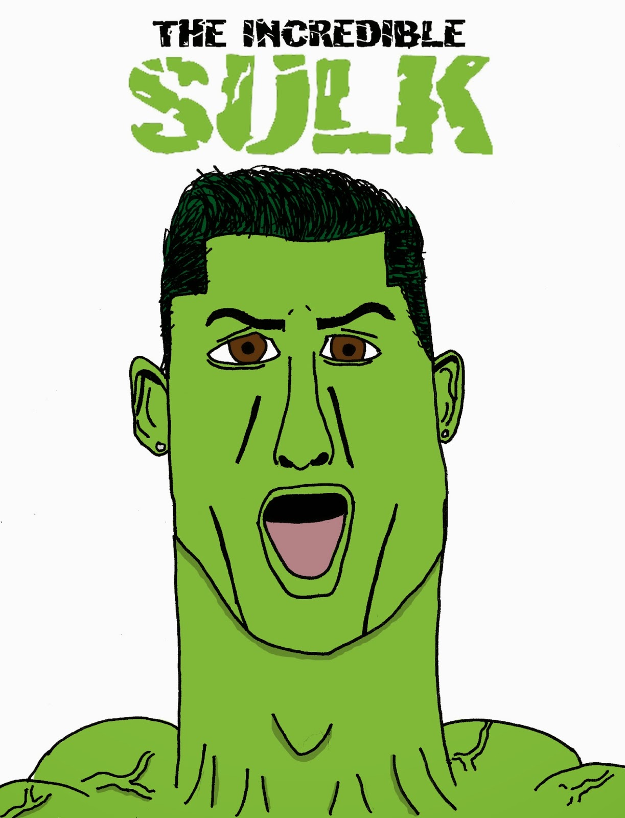 1223x1600 Christiano Ronaldo The Incredible Sulk