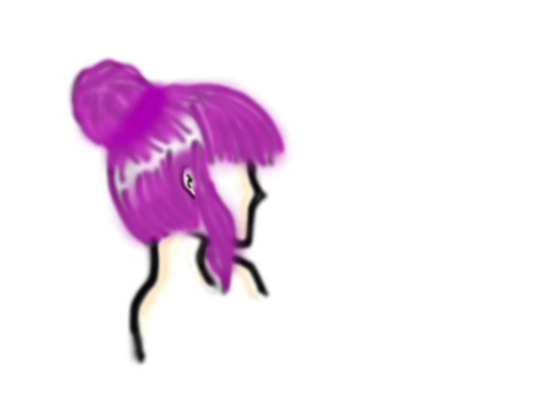 602x452 Girl With Messy Bun Hair