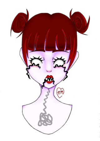 320x450 Messybun Drawings On Paigeeworld Pictures Of Messybun