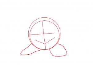 302x213 Drawing Printout How To Draw Meta Knight From Kirby