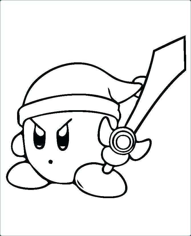 670x829 Meta Knight Coloring Pages