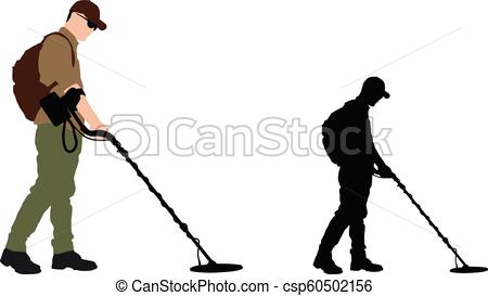 450x273 Man Using Metal Detector With Backpack