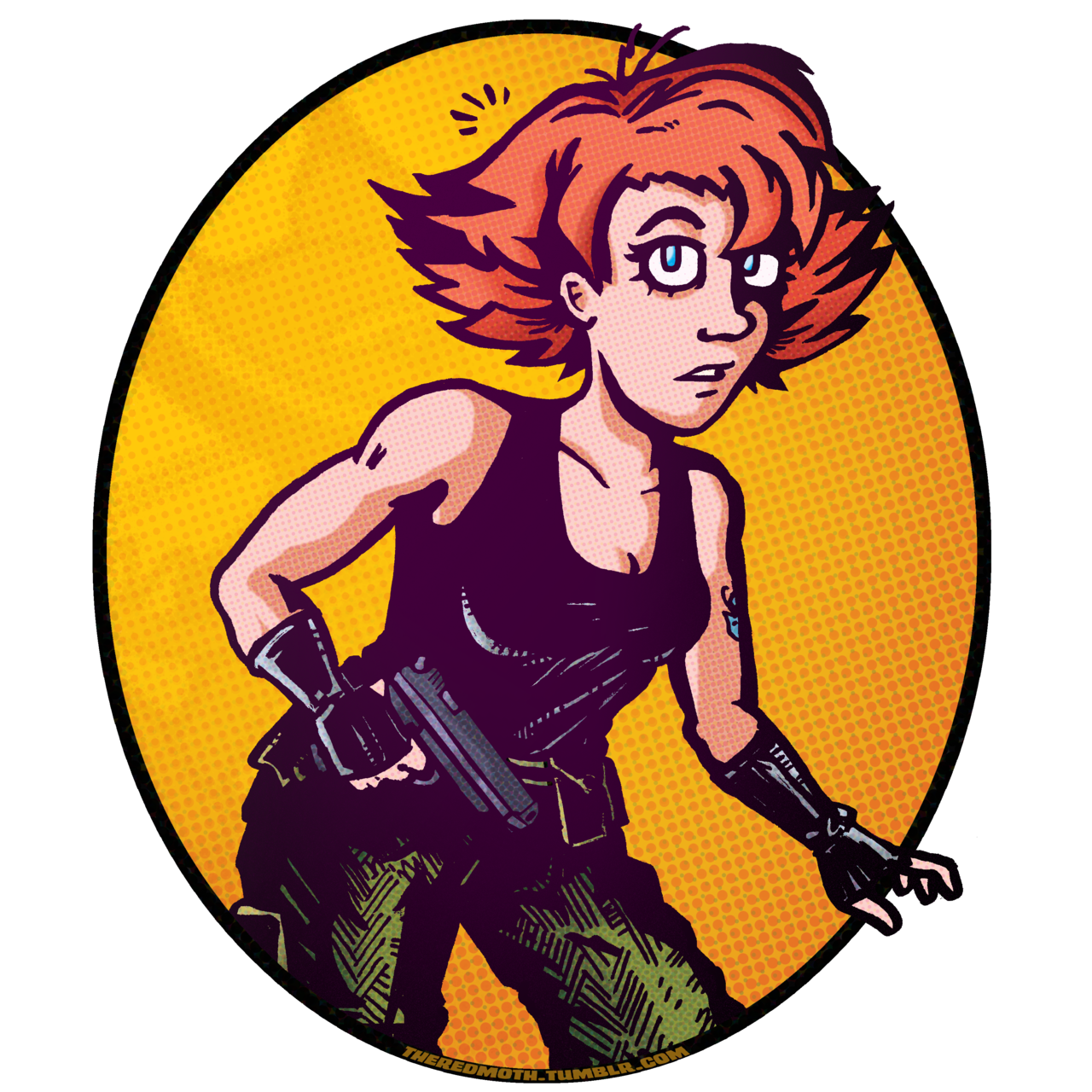 1280x1280 The Red Moth It's Meryl Silverburgh From 'metal Gear Solid'!