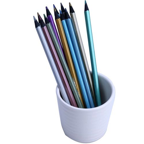500x500 Vova New Colored Metallic For Drawing Pencil Sketching Stationery