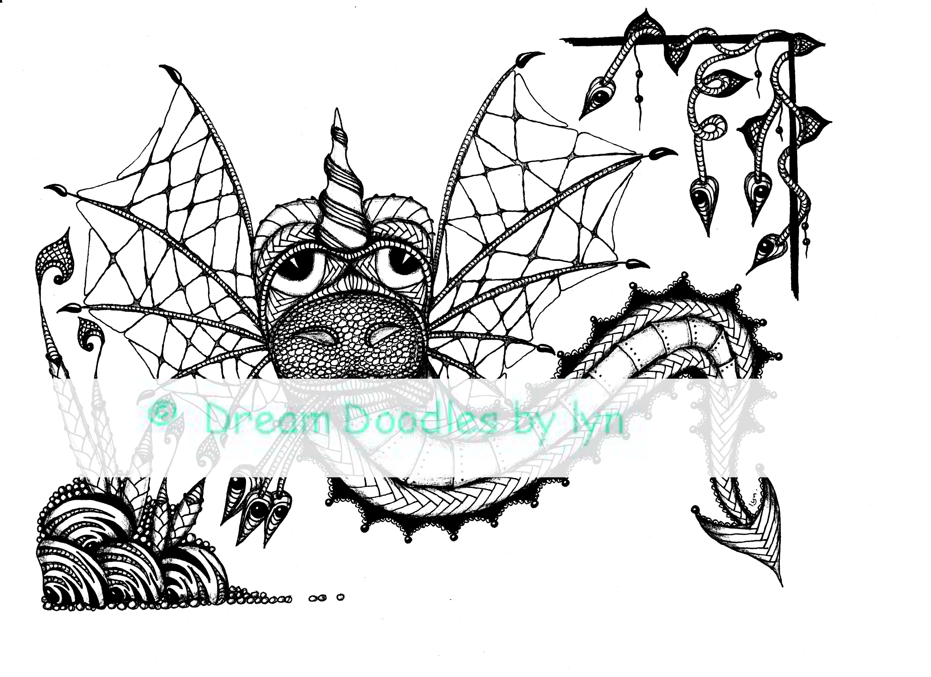 3177x2310 Metamorphosis Dream Doodles