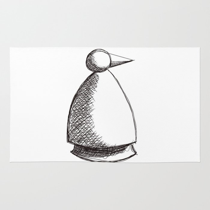 700x700 metaphysical penguin solo rug
