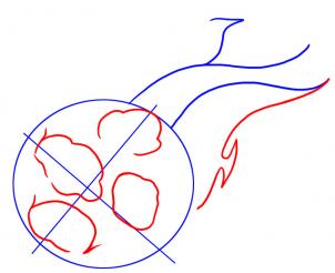 302x246 Drawing Printout How To Draw A Meteor