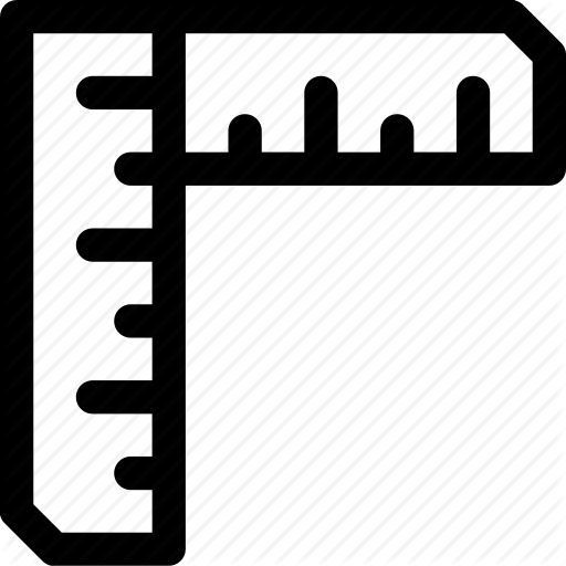512x512 Design, Draw, Drawing, Measure, Measurement, Meter, Sketch Icon